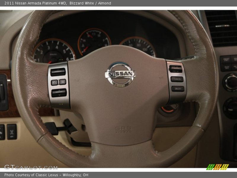 Blizzard White / Almond 2011 Nissan Armada Platinum 4WD