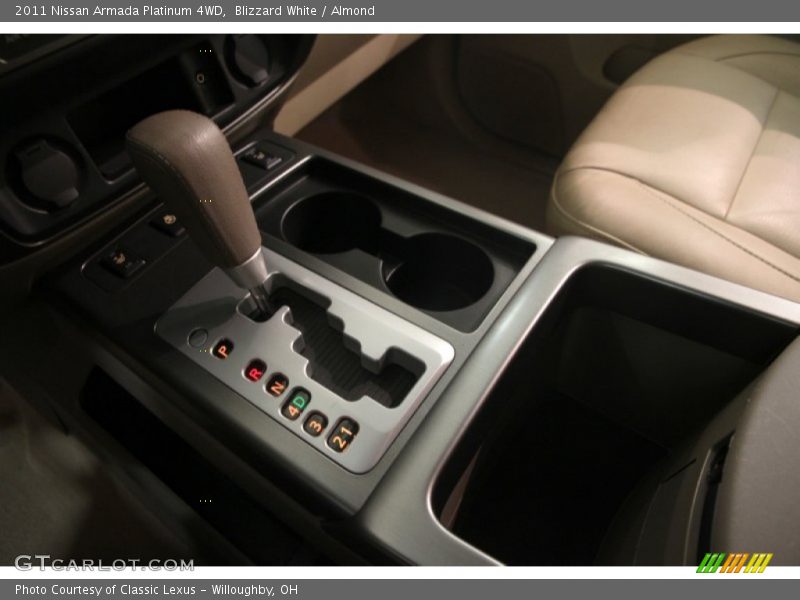 Blizzard White / Almond 2011 Nissan Armada Platinum 4WD