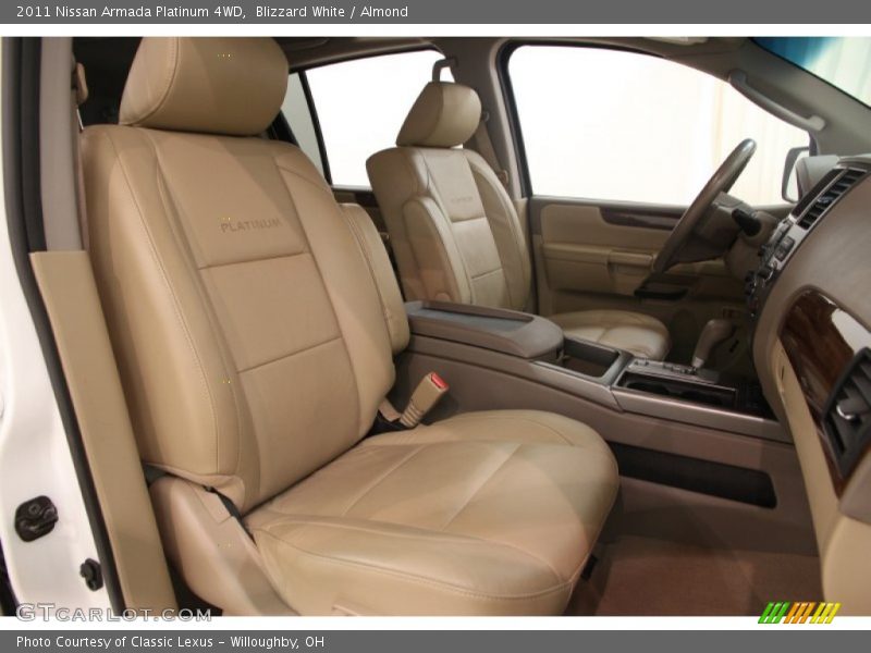 Blizzard White / Almond 2011 Nissan Armada Platinum 4WD