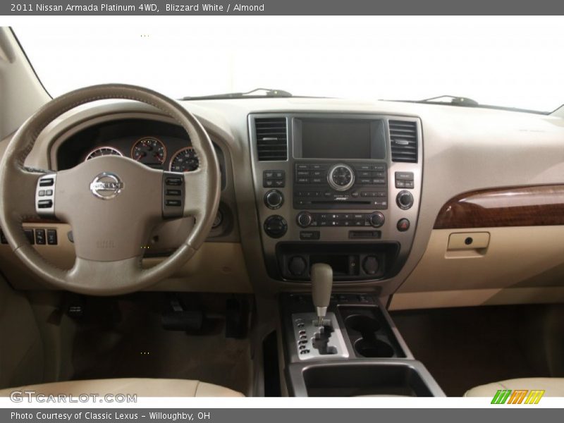 Blizzard White / Almond 2011 Nissan Armada Platinum 4WD