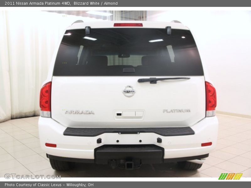 Blizzard White / Almond 2011 Nissan Armada Platinum 4WD
