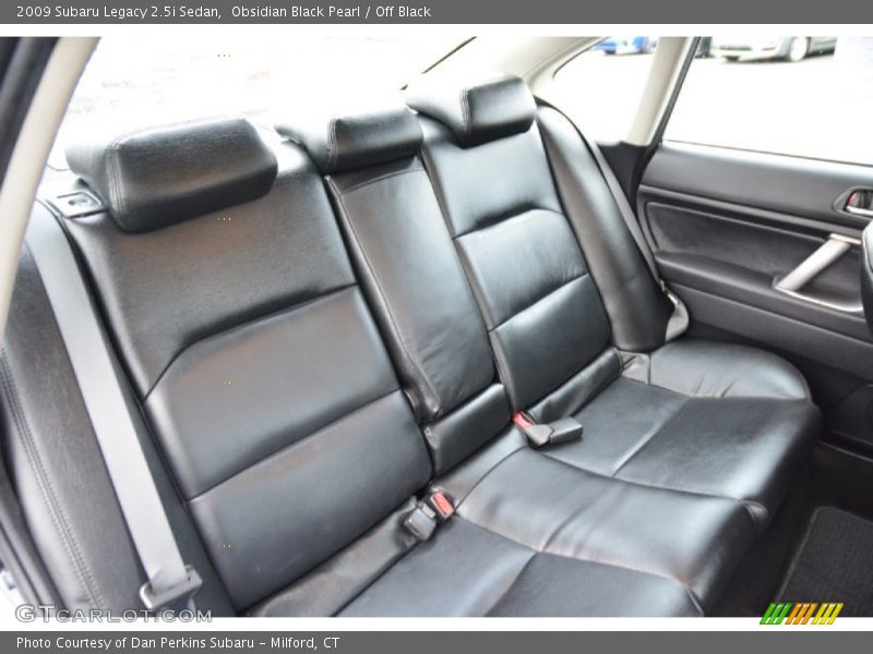 Obsidian Black Pearl / Off Black 2009 Subaru Legacy 2.5i Sedan