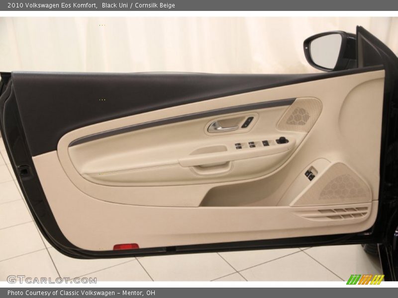 Black Uni / Cornsilk Beige 2010 Volkswagen Eos Komfort