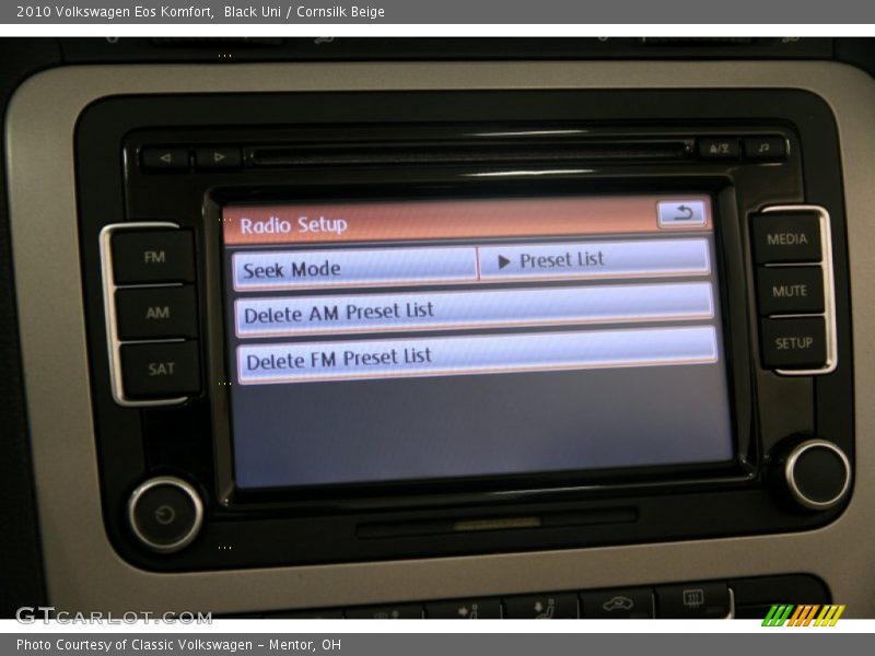 Black Uni / Cornsilk Beige 2010 Volkswagen Eos Komfort