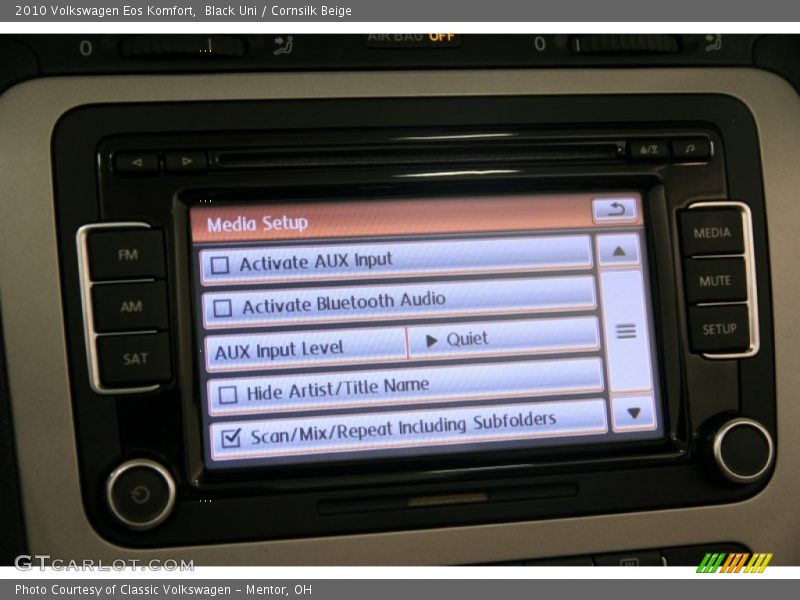 Black Uni / Cornsilk Beige 2010 Volkswagen Eos Komfort