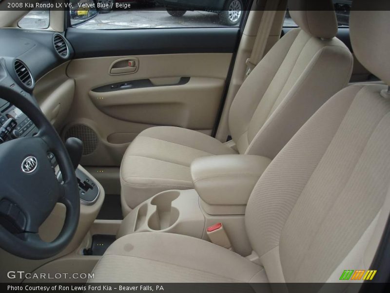 Velvet Blue / Beige 2008 Kia Rondo LX V6