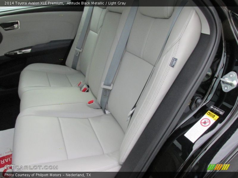 Rear Seat of 2014 Avalon XLE Premium