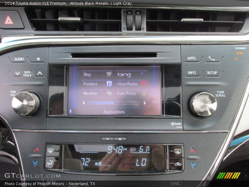 Attitude Black Metallic / Light Gray 2014 Toyota Avalon XLE Premium