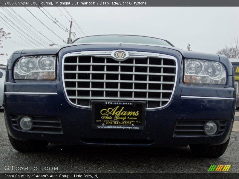 Midnight Blue Pearlcoat / Deep Jade/Light Graystone 2005 Chrysler 300 Touring