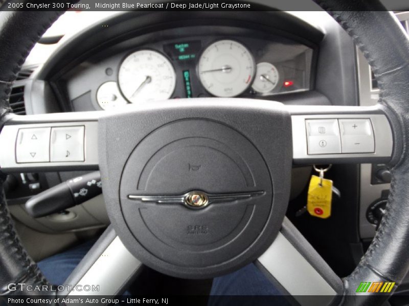 Midnight Blue Pearlcoat / Deep Jade/Light Graystone 2005 Chrysler 300 Touring