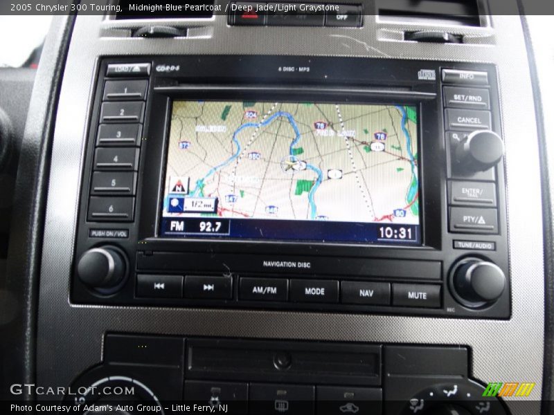 Midnight Blue Pearlcoat / Deep Jade/Light Graystone 2005 Chrysler 300 Touring