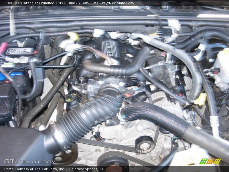 Black / Dark Slate Gray/Med Slate Gray 2008 Jeep Wrangler Unlimited X 4x4