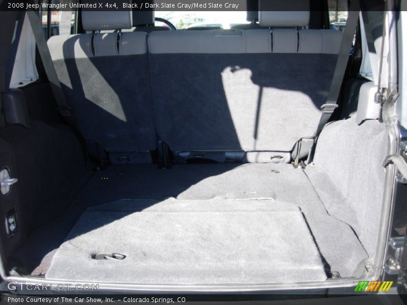 Black / Dark Slate Gray/Med Slate Gray 2008 Jeep Wrangler Unlimited X 4x4