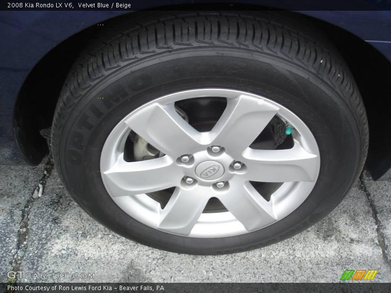 Velvet Blue / Beige 2008 Kia Rondo LX V6