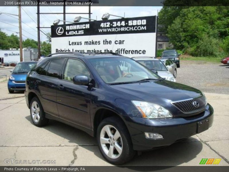 Neptune Blue Mica / Ivory 2006 Lexus RX 330 AWD