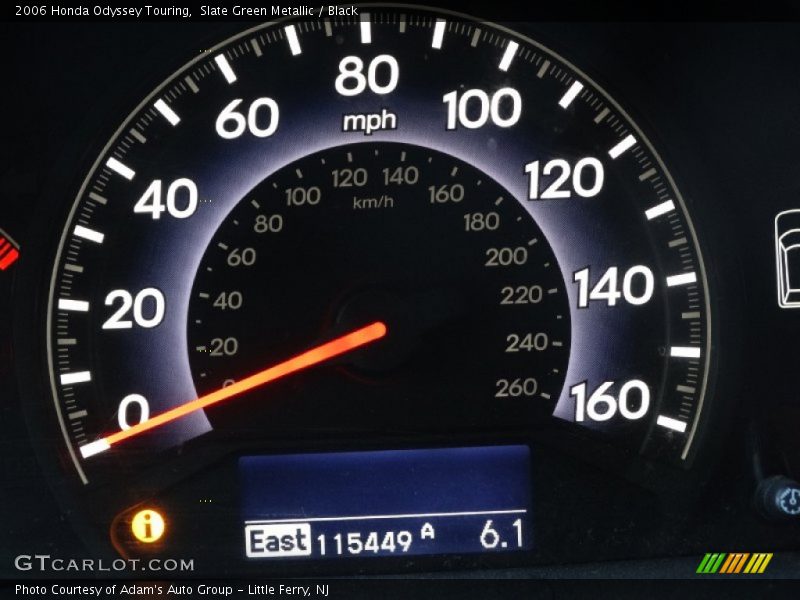 Slate Green Metallic / Black 2006 Honda Odyssey Touring