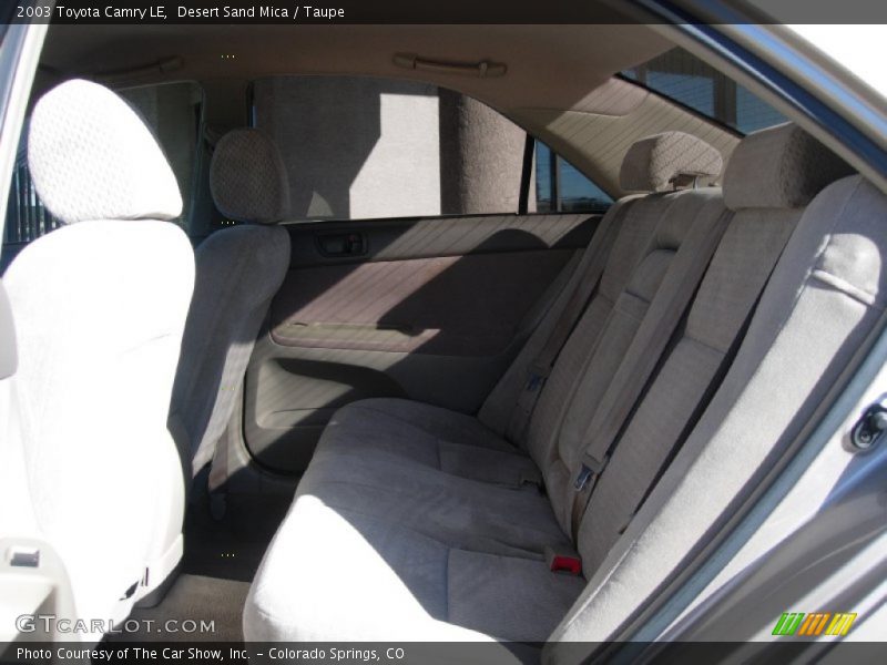 Desert Sand Mica / Taupe 2003 Toyota Camry LE