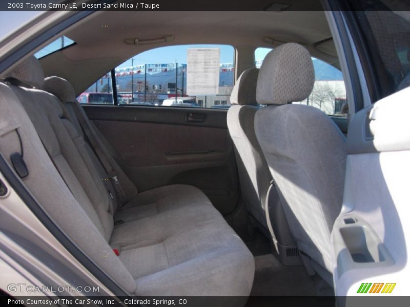 Desert Sand Mica / Taupe 2003 Toyota Camry LE