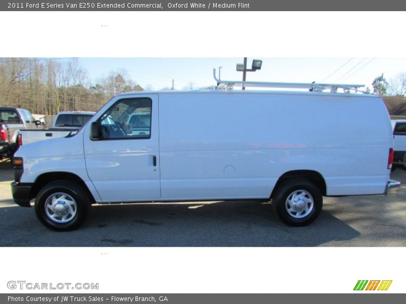 Oxford White / Medium Flint 2011 Ford E Series Van E250 Extended Commercial