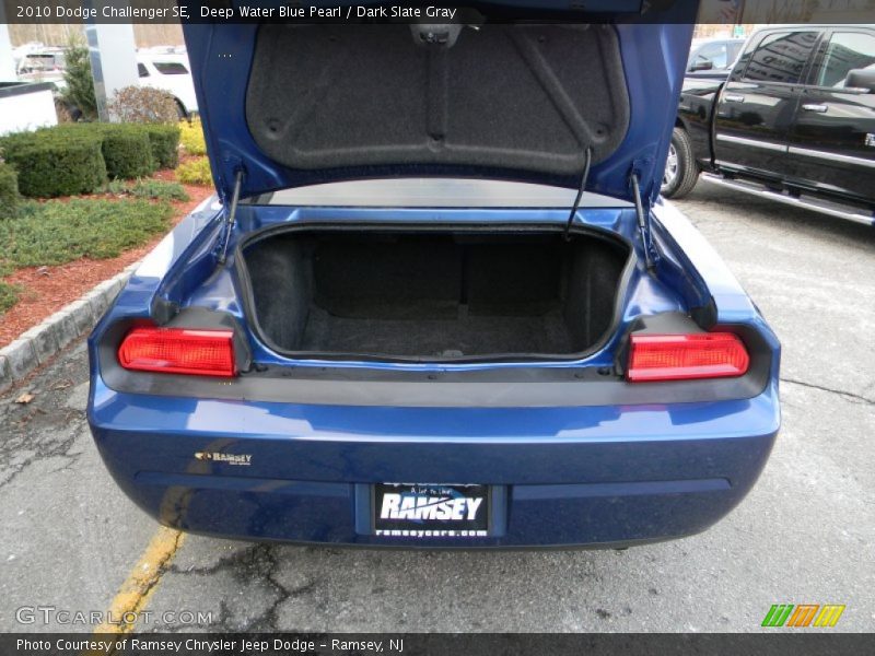 Deep Water Blue Pearl / Dark Slate Gray 2010 Dodge Challenger SE