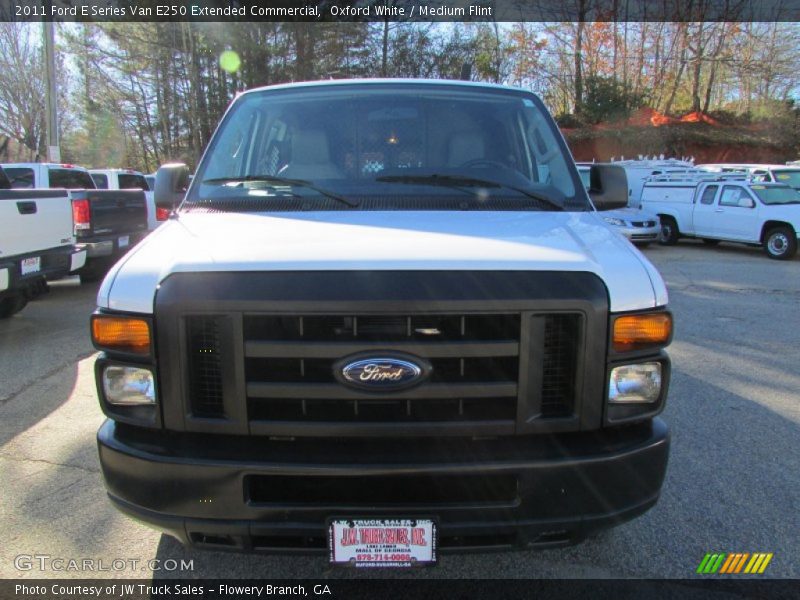 Oxford White / Medium Flint 2011 Ford E Series Van E250 Extended Commercial