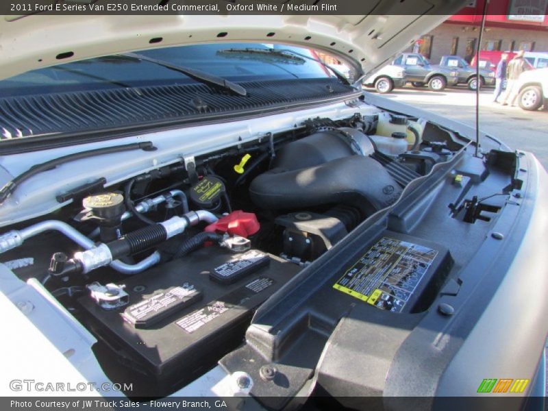 Oxford White / Medium Flint 2011 Ford E Series Van E250 Extended Commercial