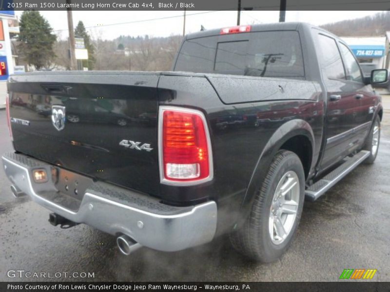 Black / Black 2015 Ram 1500 Laramie Long Horn Crew Cab 4x4