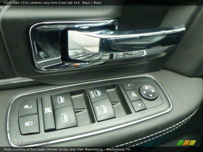 Black / Black 2015 Ram 1500 Laramie Long Horn Crew Cab 4x4