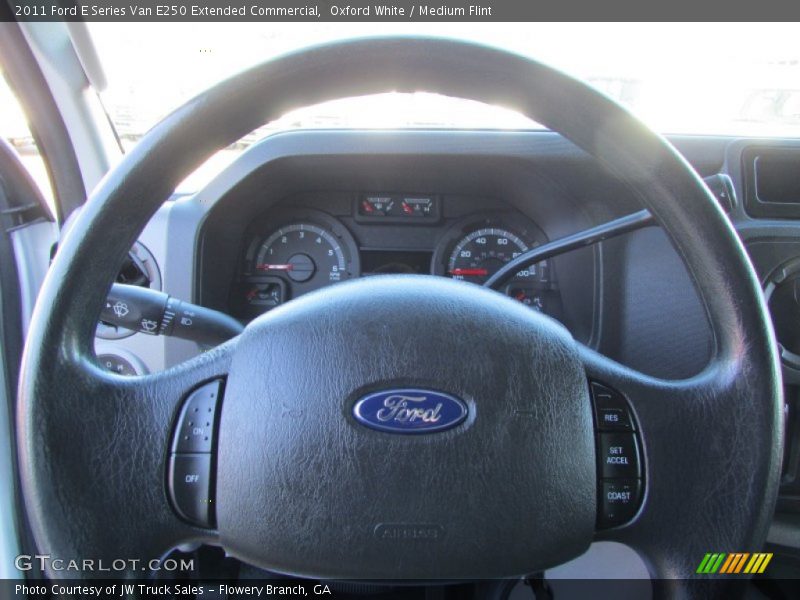 Oxford White / Medium Flint 2011 Ford E Series Van E250 Extended Commercial