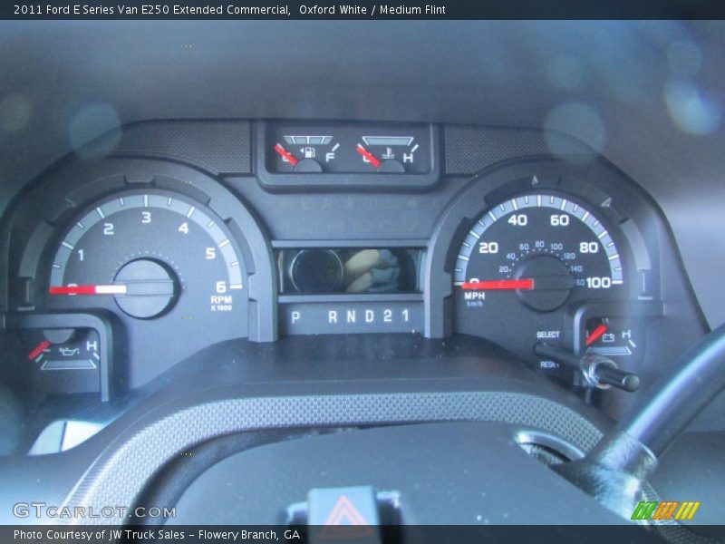Oxford White / Medium Flint 2011 Ford E Series Van E250 Extended Commercial