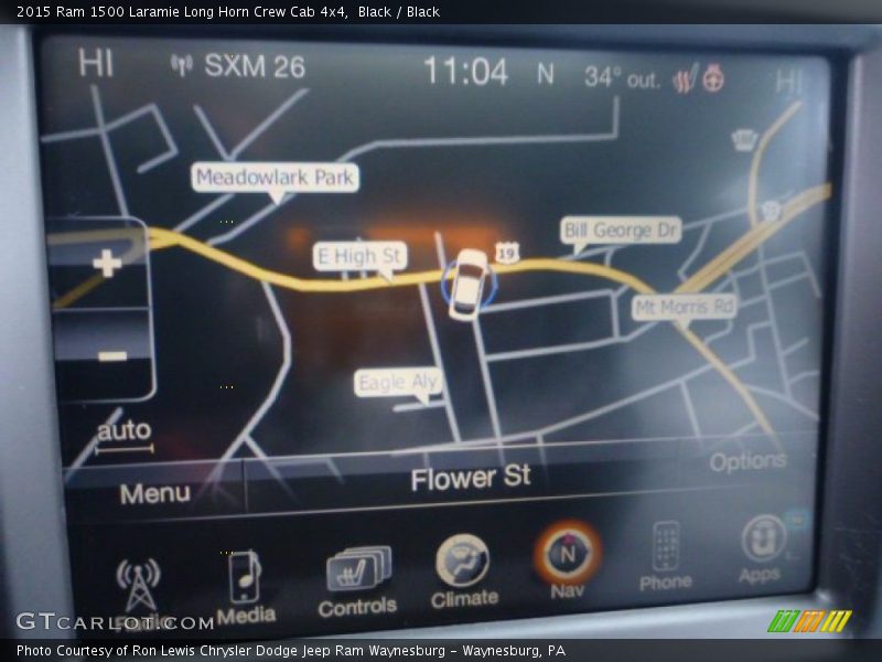 Black / Black 2015 Ram 1500 Laramie Long Horn Crew Cab 4x4