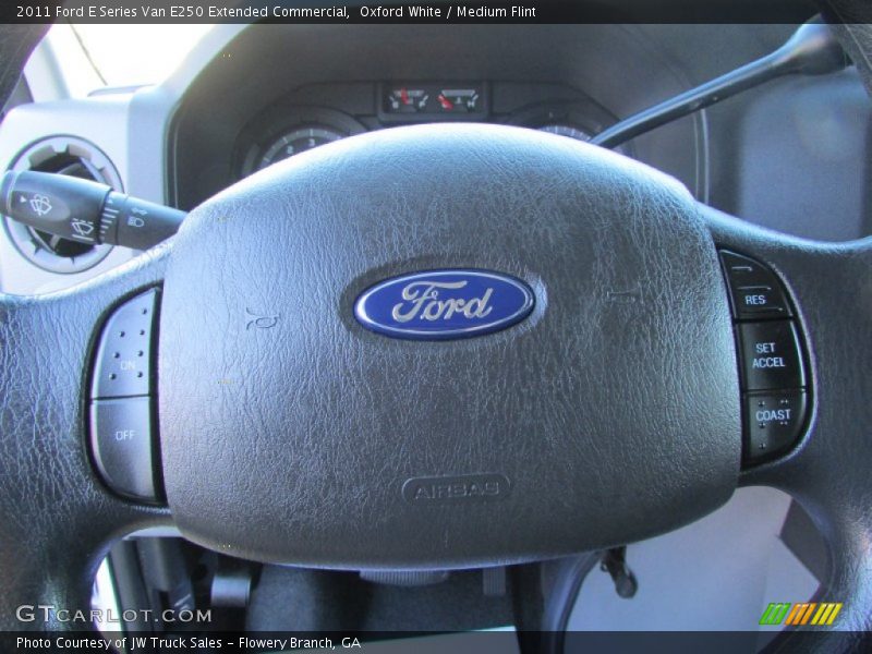 Oxford White / Medium Flint 2011 Ford E Series Van E250 Extended Commercial