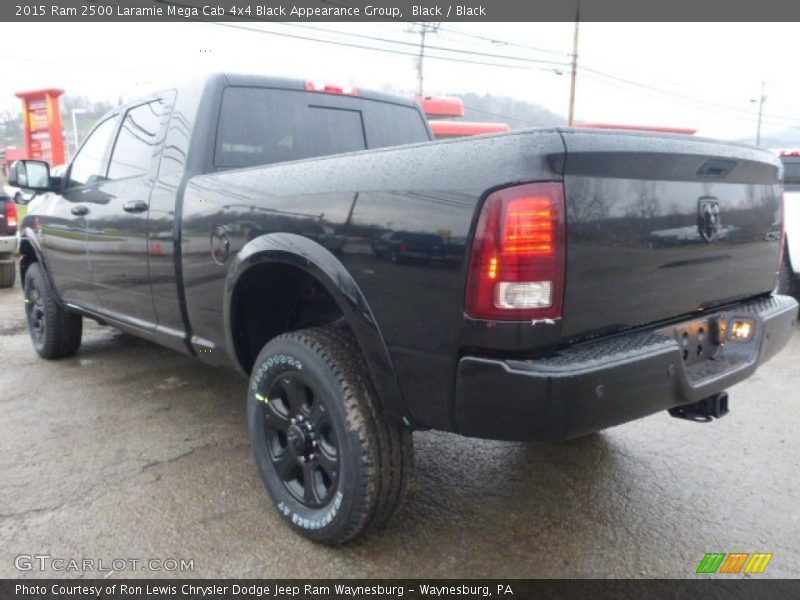 Black / Black 2015 Ram 2500 Laramie Mega Cab 4x4 Black Appearance Group