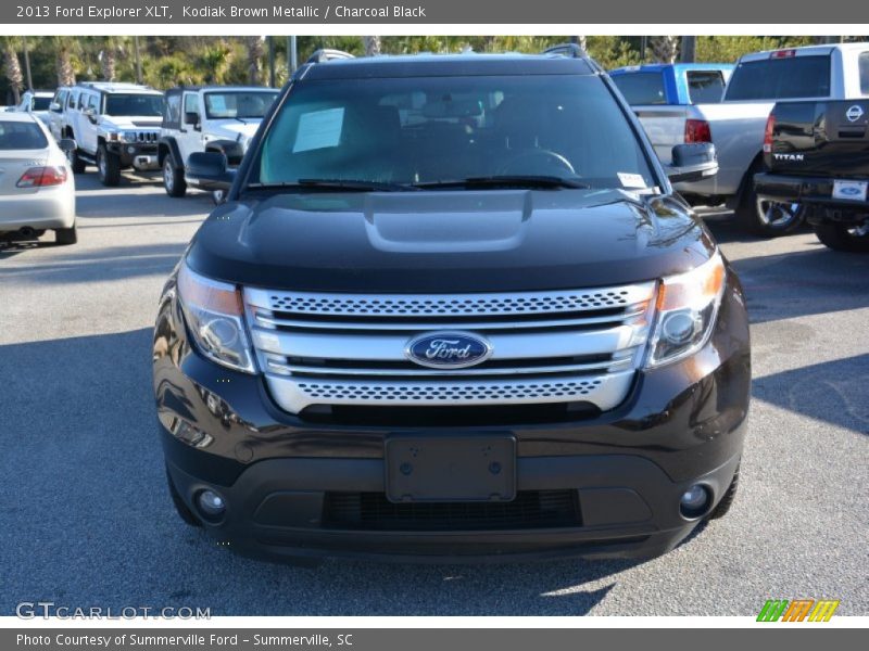 Kodiak Brown Metallic / Charcoal Black 2013 Ford Explorer XLT