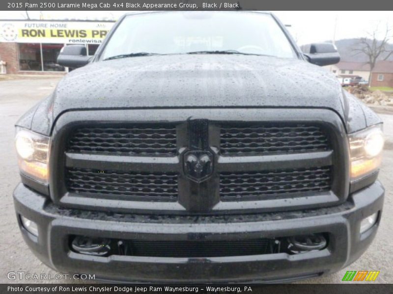 Black / Black 2015 Ram 2500 Laramie Mega Cab 4x4 Black Appearance Group