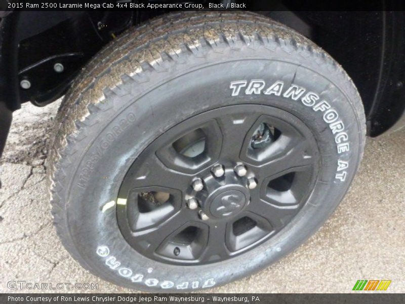 Black / Black 2015 Ram 2500 Laramie Mega Cab 4x4 Black Appearance Group