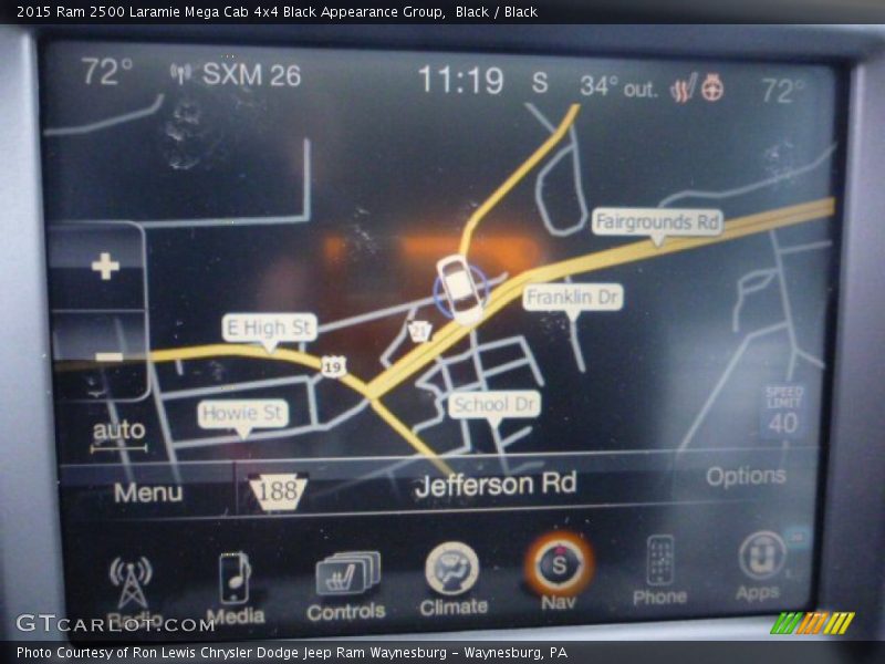 Black / Black 2015 Ram 2500 Laramie Mega Cab 4x4 Black Appearance Group