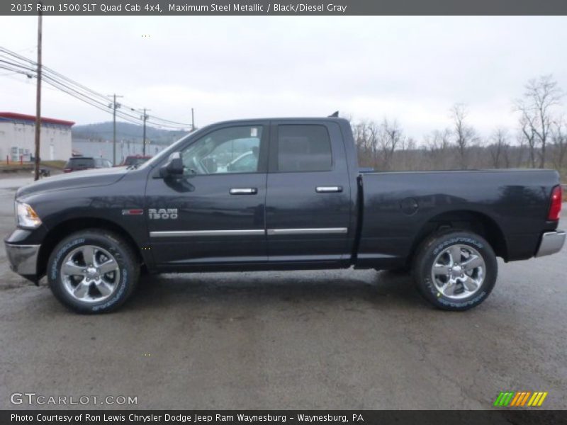 Maximum Steel Metallic / Black/Diesel Gray 2015 Ram 1500 SLT Quad Cab 4x4