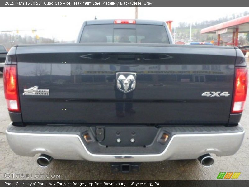 Maximum Steel Metallic / Black/Diesel Gray 2015 Ram 1500 SLT Quad Cab 4x4
