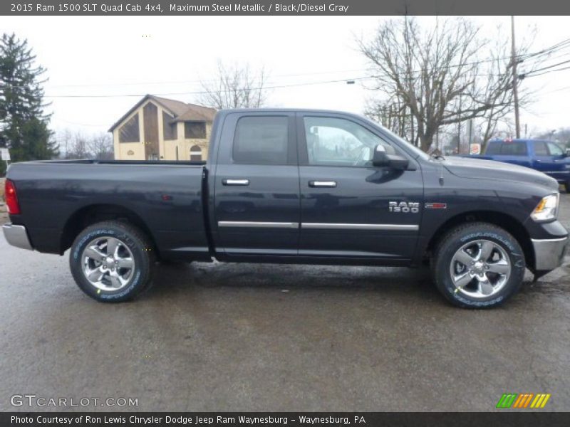 Maximum Steel Metallic / Black/Diesel Gray 2015 Ram 1500 SLT Quad Cab 4x4