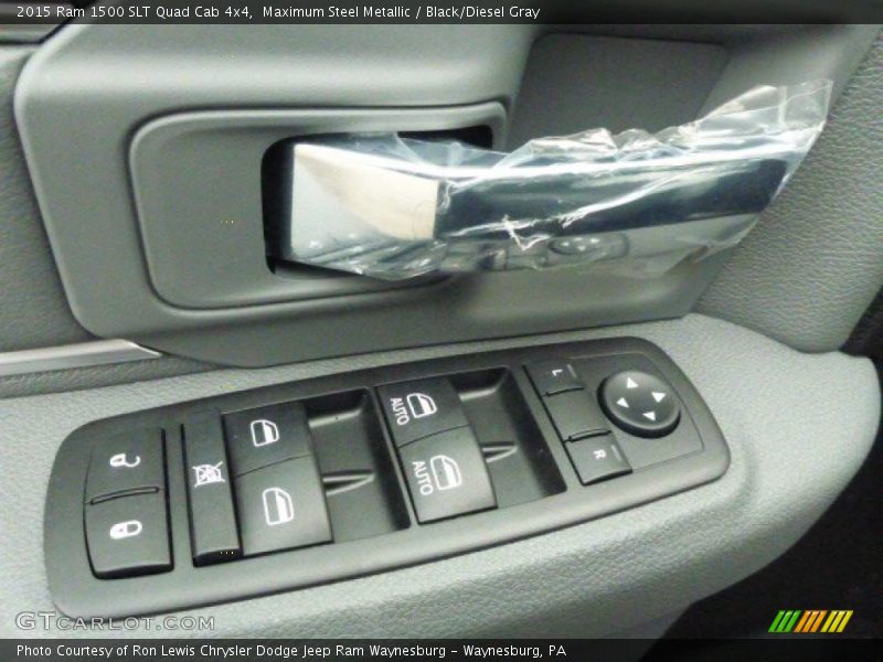 Maximum Steel Metallic / Black/Diesel Gray 2015 Ram 1500 SLT Quad Cab 4x4