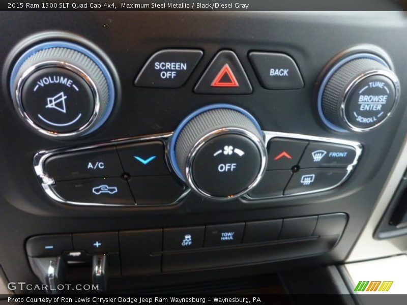 Maximum Steel Metallic / Black/Diesel Gray 2015 Ram 1500 SLT Quad Cab 4x4