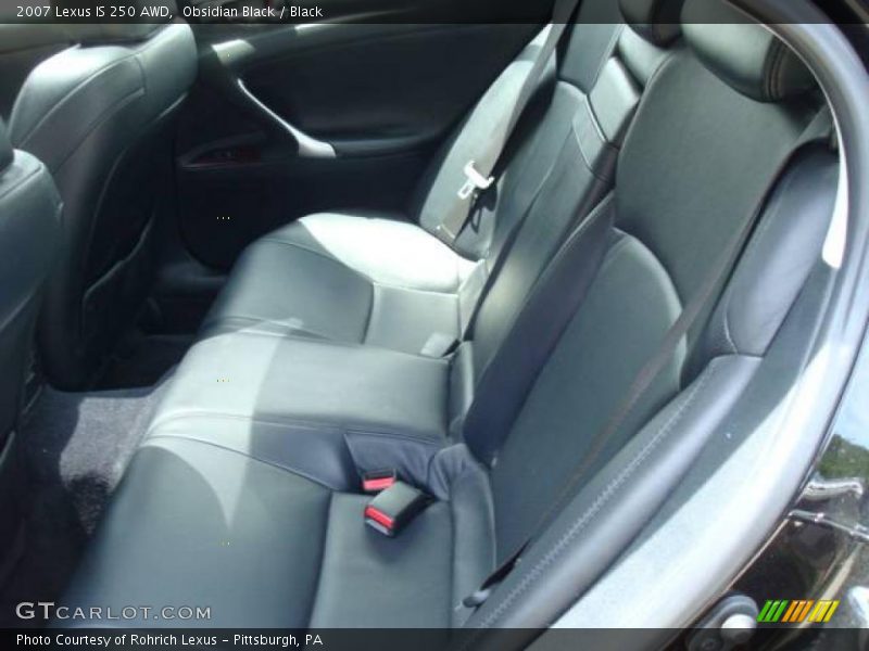 Obsidian Black / Black 2007 Lexus IS 250 AWD