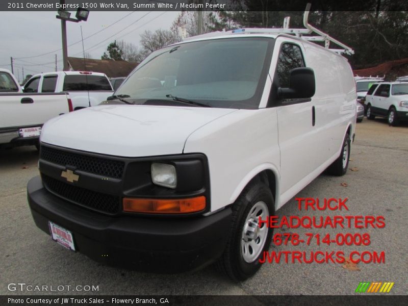 Summit White / Medium Pewter 2011 Chevrolet Express 1500 Work Van