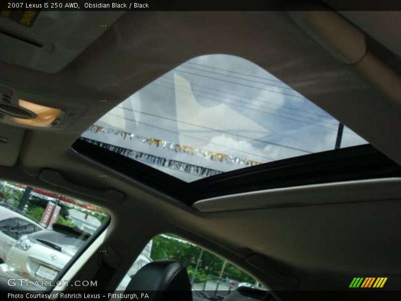 Obsidian Black / Black 2007 Lexus IS 250 AWD