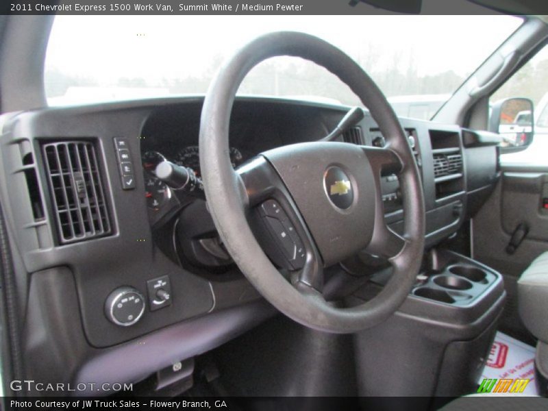 Summit White / Medium Pewter 2011 Chevrolet Express 1500 Work Van