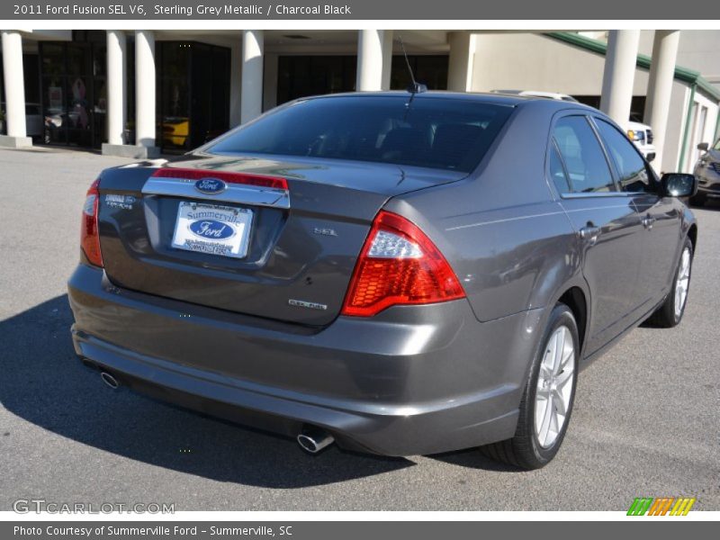 Sterling Grey Metallic / Charcoal Black 2011 Ford Fusion SEL V6