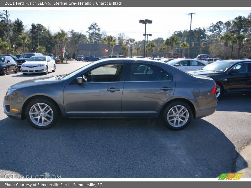 Sterling Grey Metallic / Charcoal Black 2011 Ford Fusion SEL V6