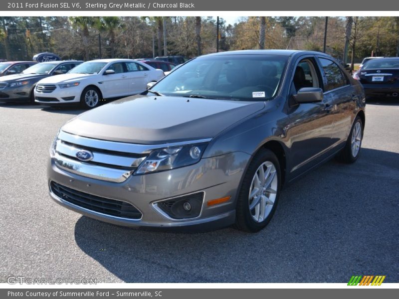 Sterling Grey Metallic / Charcoal Black 2011 Ford Fusion SEL V6