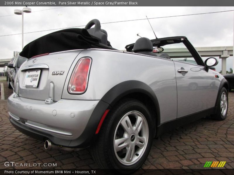 Pure Silver Metallic / Space Gray/Panther Black 2006 Mini Cooper Convertible